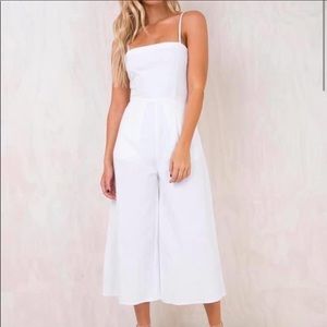 Princess Polly white jump suit